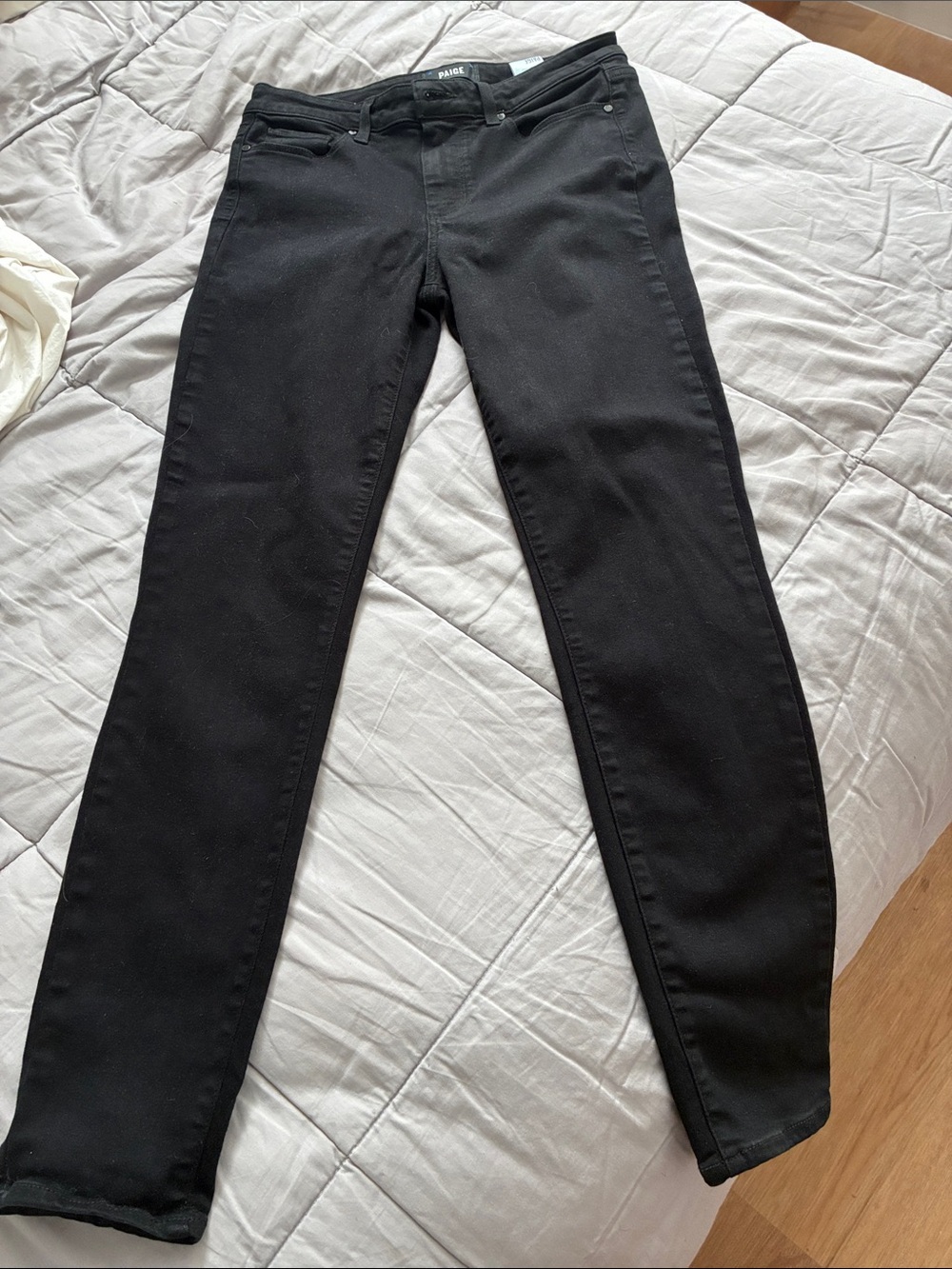 PAIGE Black Hoxton Ankle Jeans